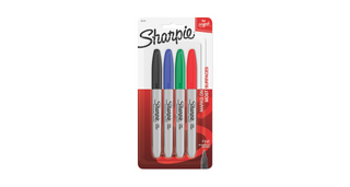 SHARPIE MARKERS FINE ASSORTED 4 PACK