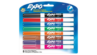 WHITEBOARD MARKER EXPO ASSORTED 8 PACK.