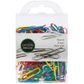 DIXON PAPER CLIPS ROUND COLOURED 31MM