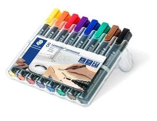 STAEDTLER MARKERS PERM 352 PKT/8 BULLET