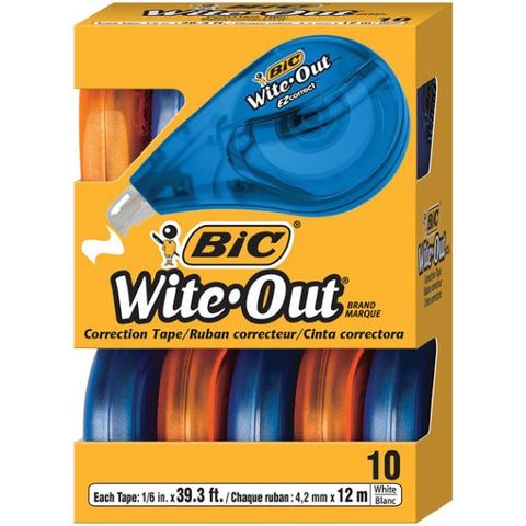 BIC Wite-Out EZ Correct, Correction Tape
