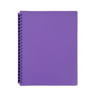 MBIG REFILLABLE DISPLAY BOOK 20P PURPLE.