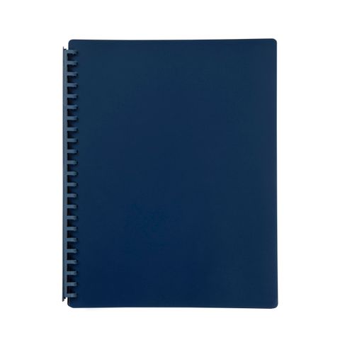 MBG REFILLABLE DISPLAY BOOK 20P DARK BLU