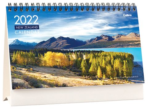 COLLINS DESK CALENDAR FLIPOVER EVEN YEAR