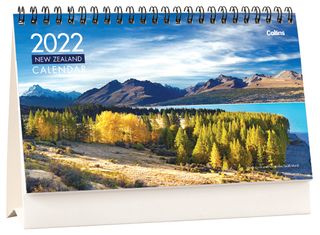 COLLINS DESK CALENDAR FLIPOVER EVEN YEAR