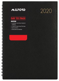 DIARY MILFORD BOSTON WIRO A41 E/Y BLACK