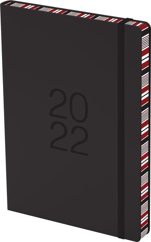 COLLINS DIARY COLOURED EDGE A51 BLACK EY