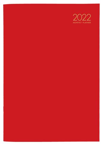 COLLINS A4 MONTHLY PLANNER ASSTD COLOUR