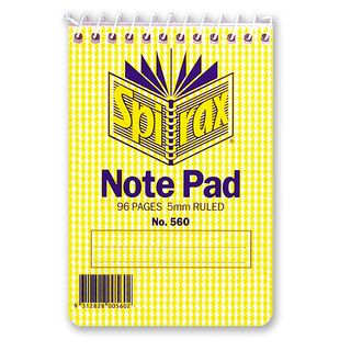 SPIRAX 560 NOTE BOOK T/O 96 PAGE 112X77