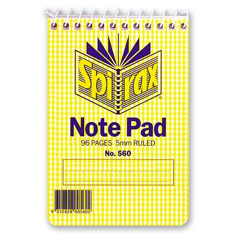 SPIRAX 560 NOTE BOOK T/O 96 PAGE 112X77