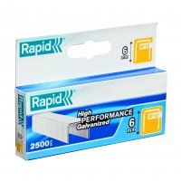 RAPID TOOLS STAPLES 13/6MM BX2500