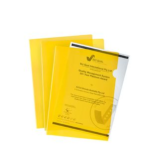 MARBIG LETTER FILE A4 ULTRA FILE YELLOW