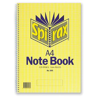 SPIRAX 595 NOTE BOOK A4 S/O 120 PAGES