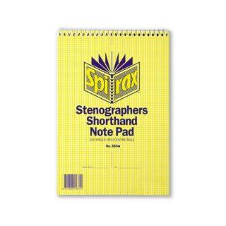 SPIRAX 566A NOTE BOOK STENO T/O 200 PG