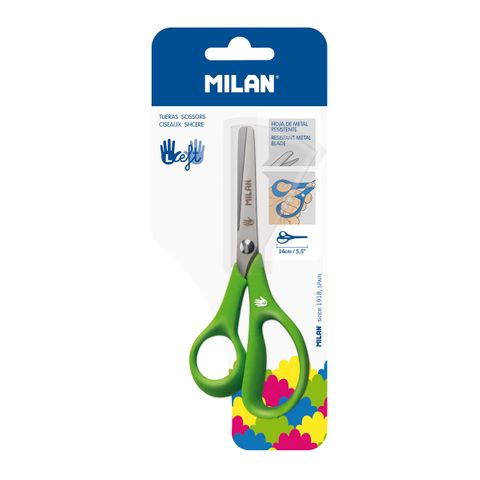 Milan Scissors Left Hand 140mm Hangsell