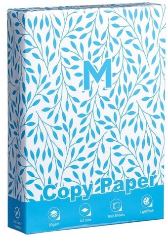 Office Copy Paper A4Pastel Blue, 80gsm