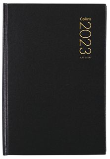 COLLINS DIARY A51 BLACK ODD YEAR 2025