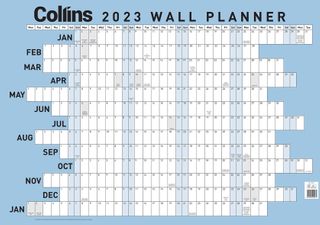 COLLINS WALL PLANNER LARGE LAMINATED OY