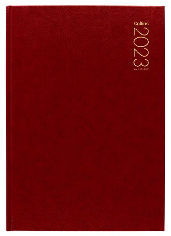 COLLINS DIARY A41 RED ODD YEAR 2027
