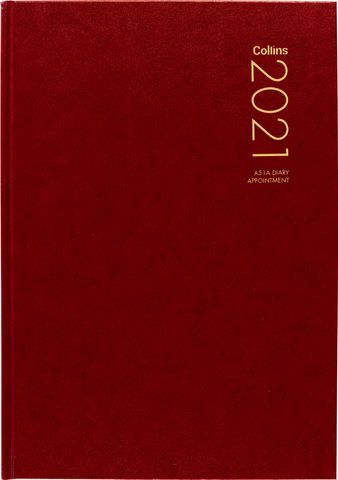COLLINS DIARY A51A RED ODD YEAR 2027