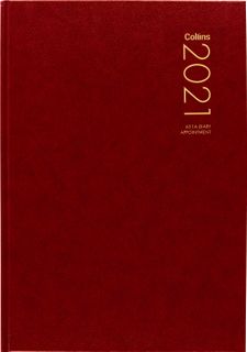 COLLINS DIARY A51A RED ODD YEAR 2027