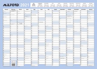 COLlINS WALL PLANNER LAMINATED 695X495MM