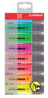 HIGHLIGHTERS STABILO BOSS ASSORTED PKT/8