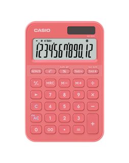 CASIO MS20YC DESKTOP CALCULATOR CORAL