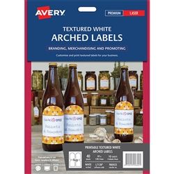 AVERY LABEL L7128 TEXTURED 4UP ARCHED