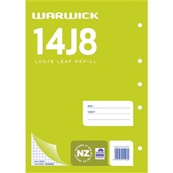 REFILL PAD WARWICK 14J8 A4 5MM QUAD