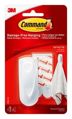 ADHESIVE BACKED SPRINGCLIP COMMAND 17005