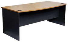 DESK FIRSTLINE BOW FRONT 1800X900MM