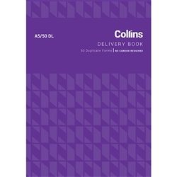 COLLINS DELIVERY BOOK A5/50DL