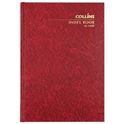 COLLINS NOTEBOOK INDEXED A-Z A5/144
