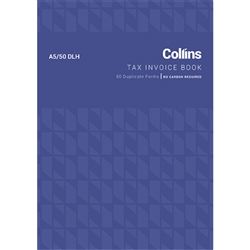 COLLINS TAX INVOICE A5/50DLH DUPLICATE