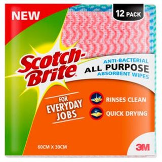 SCOTCH-BRITE ALL PURPOSE WIPES PKT/12