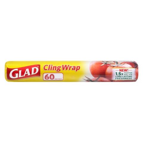 GLAD WRAP FOOD WRAP REFILL 60M