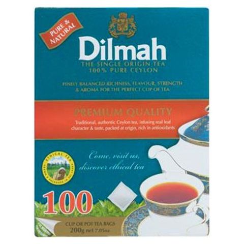 DILMAH PREMIUM TEA BAGS BOX/100