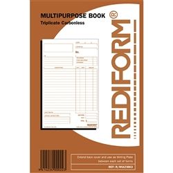 REDIFORM MULTIPURPOSE BOOK R/MULTIBK3