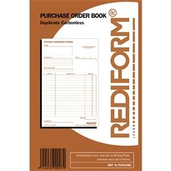 REDIFORM PURCHASE ORDER BOOK R/PURCHBK