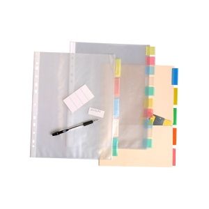 MARBIG POCKET DIVIDERS A4 PP 5 TAB