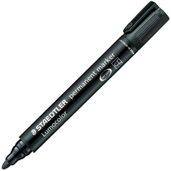 STAEDTLER MARKER PERM 352 BLACK  BULLET