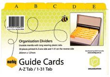 MARBIG GUIDE CARDS A-Z/1-31 8X5"