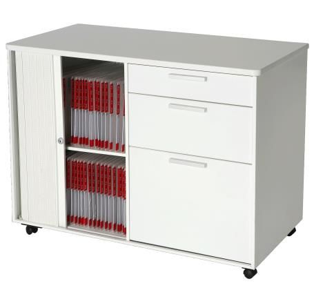 TAMBOUR CABINET MOBILE VERDE CARRELLO