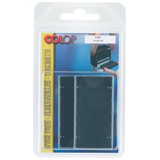REPLACEMENT STAMP PAD COLOP E/40 BLACK