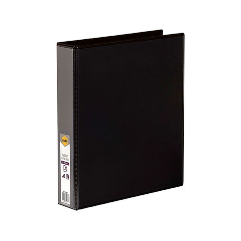 MARBIG INSERT BINDER A4/2D/38MM BLACK