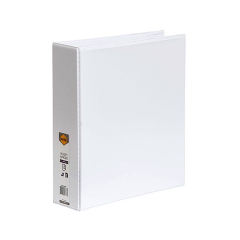 MARBIG INSERT BINDER A4/4D/50MM WHITE