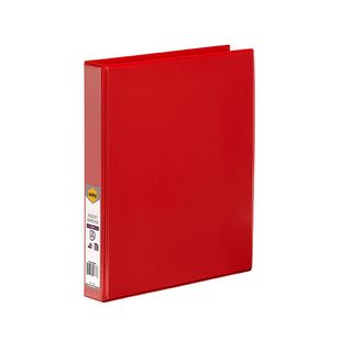 MARBIG INSERT BINDER A4/2D/25MM RED