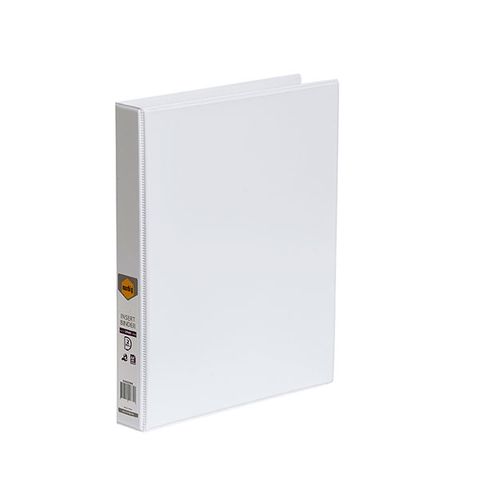 MARBIG INSERT BINDER A4/2D/25MM WHITE