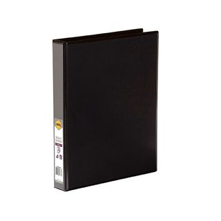 MARBIG INSERT BINDER A4/4D/25MM BLACK